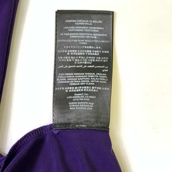 GUESS | Violet Long Sleeve Woven Neck Chain Blouse - Picture 9 of 13